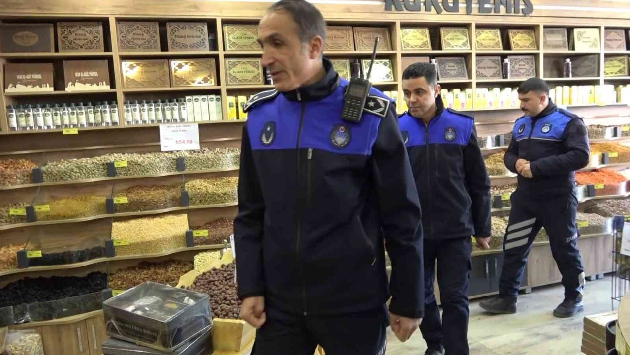 Elazığ’da zabıtadan yılbaşı öncesi denetim