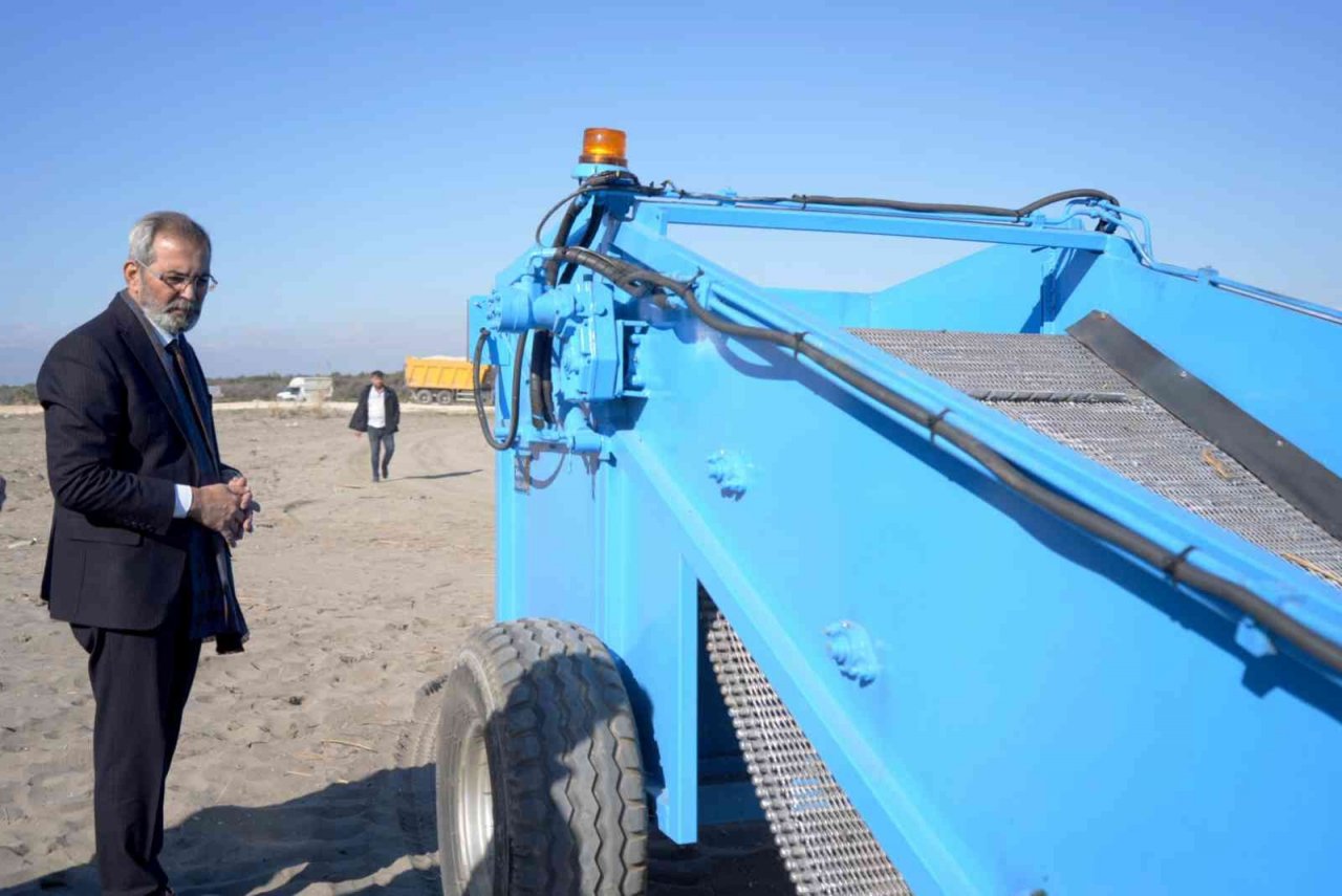 Tarsus plajı yaza hazırlanıyor