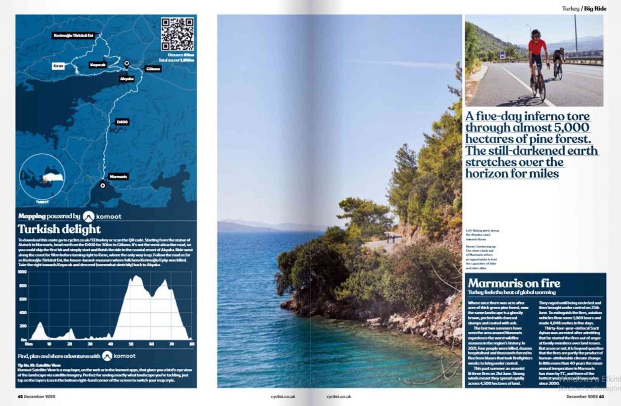 Muğla bisiklet rotaları ile dikkat çekiyor