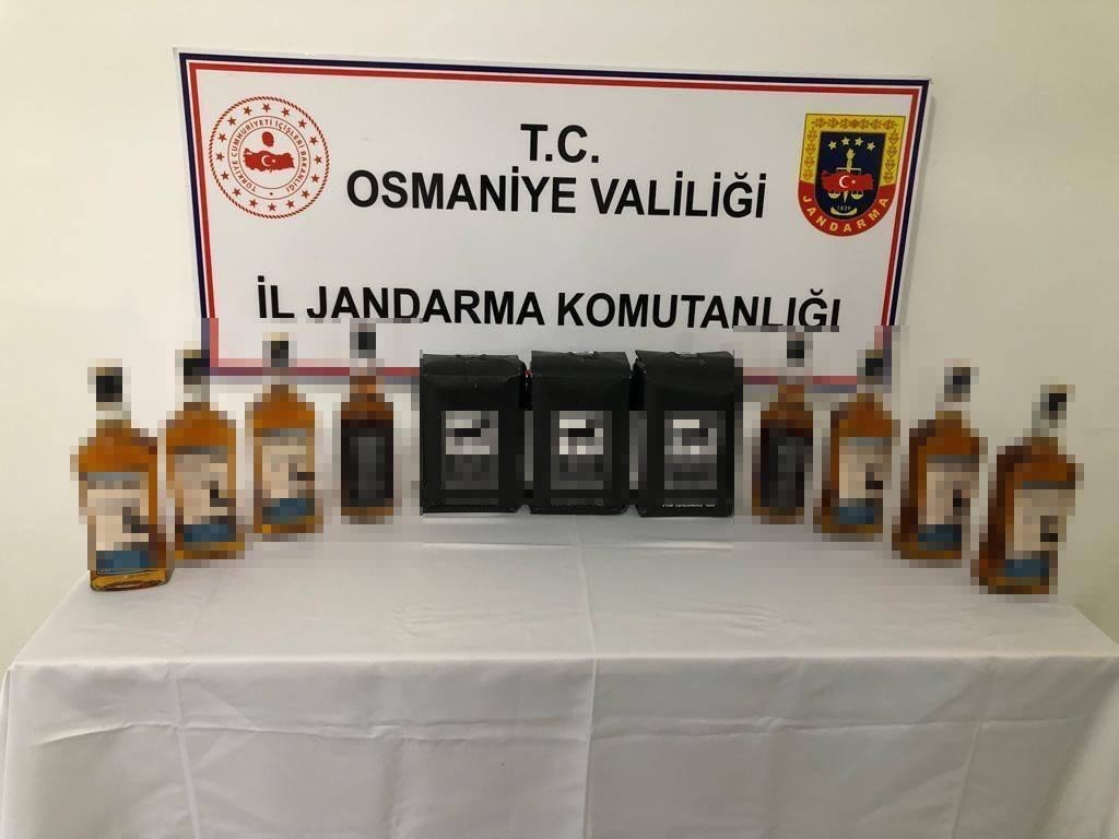 Osmaniye’de sahte alkol ve kaçak sigara operasyonu