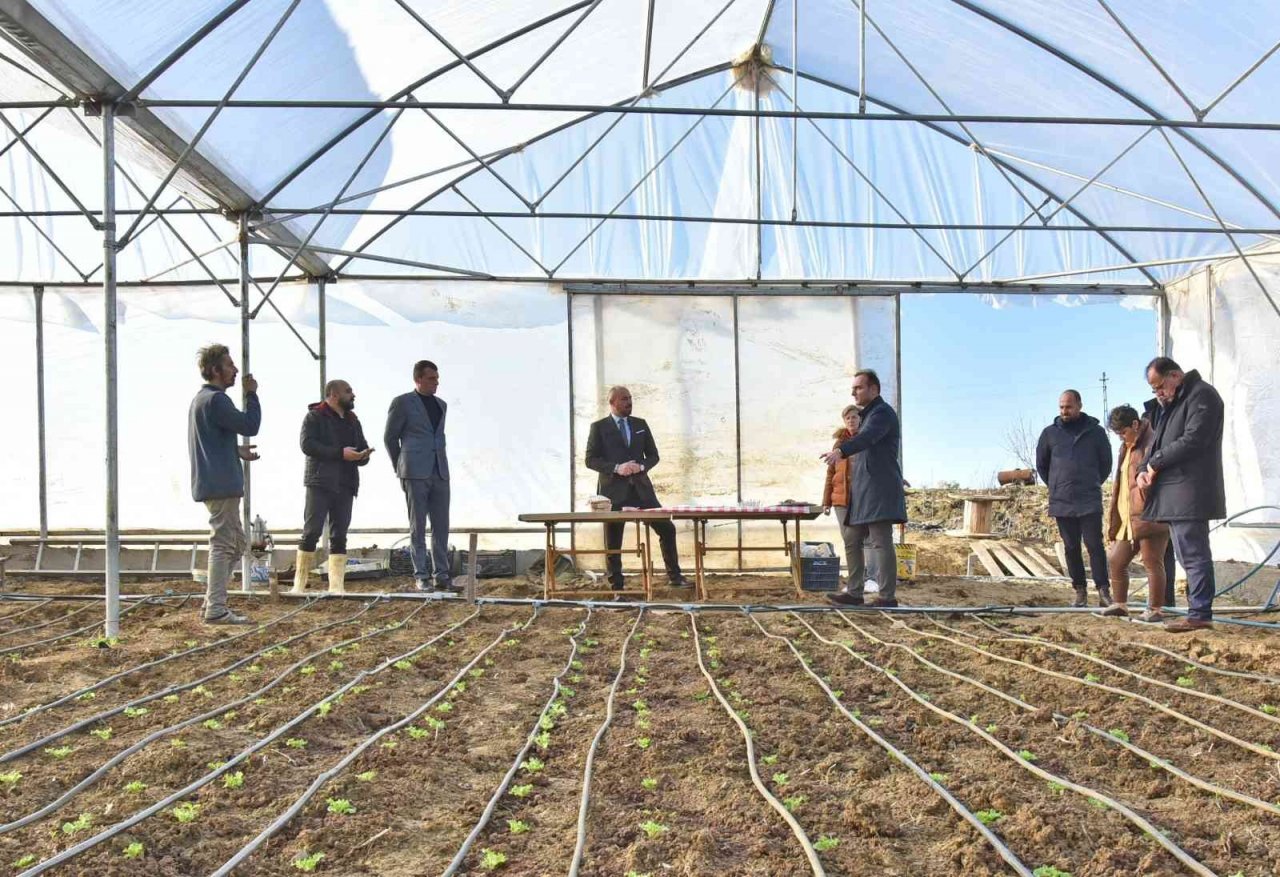 Tekkeköy’den çiftçiye sera desteği