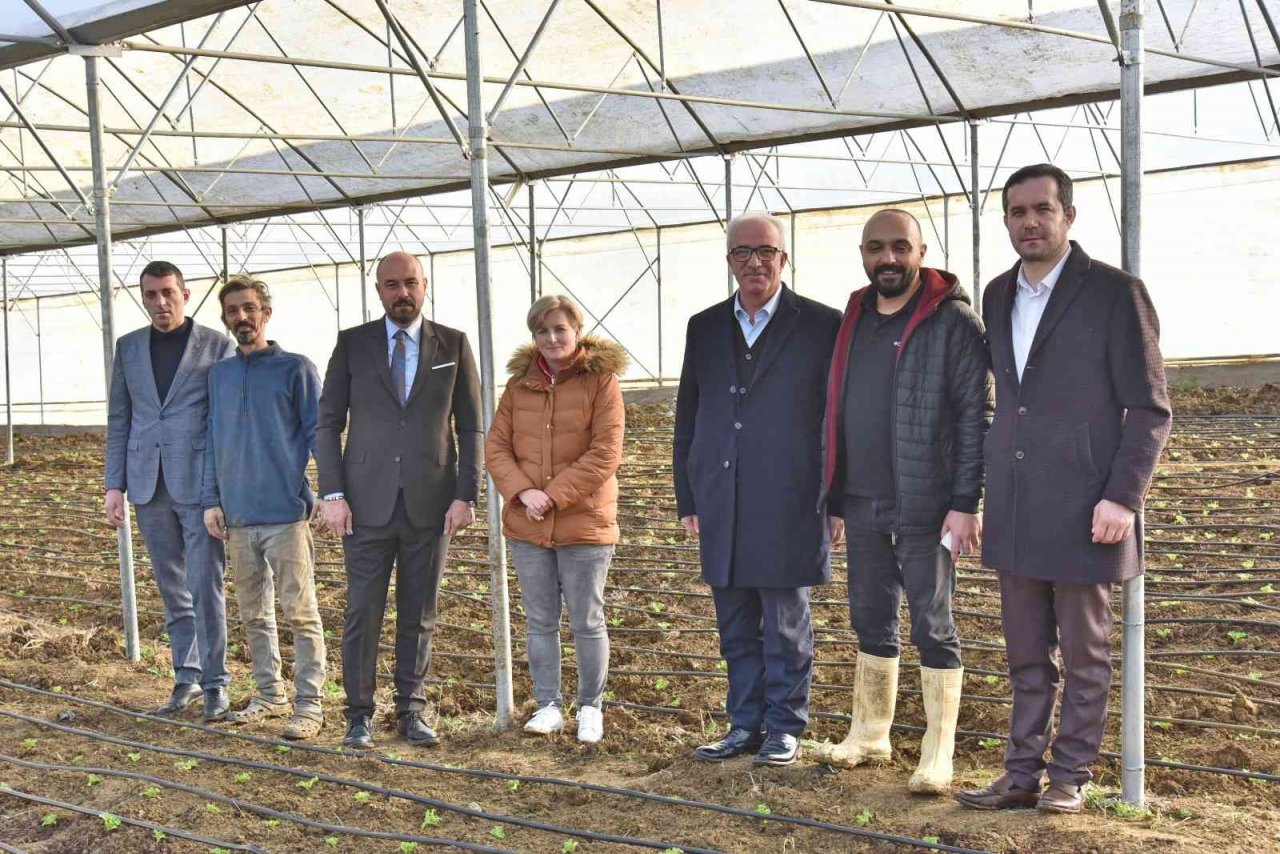 Tekkeköy’den çiftçiye sera desteği