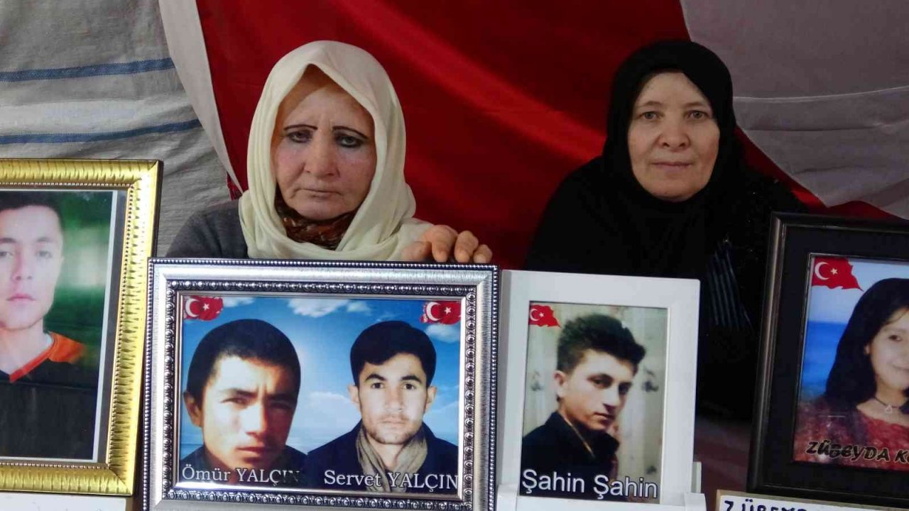 Diyarbakır anneleri PKK’nın elinde olan evlatlarının yolunu gözlüyor