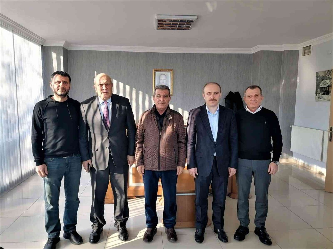 Vali Epcim ve Başkan Pekmezci Bayburtspor için temaslarda bulundular