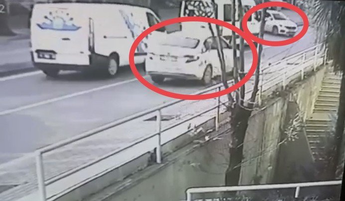 Aceleciliğin sonu kazayla bitti, o anlar kamerada