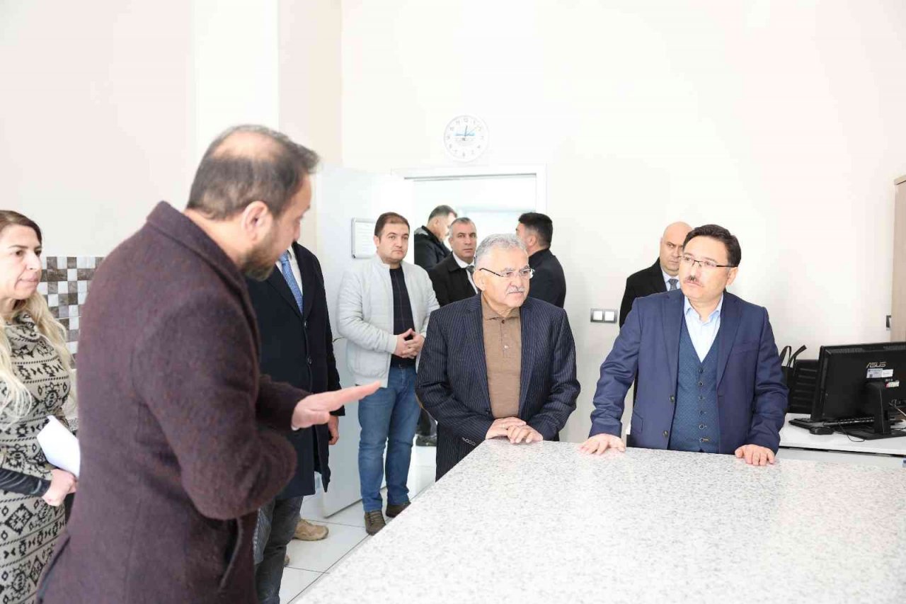 Başkan Büyükkılıç ve Vali Çiçek’ten ‘insan’ odaklı projelere ziyaret