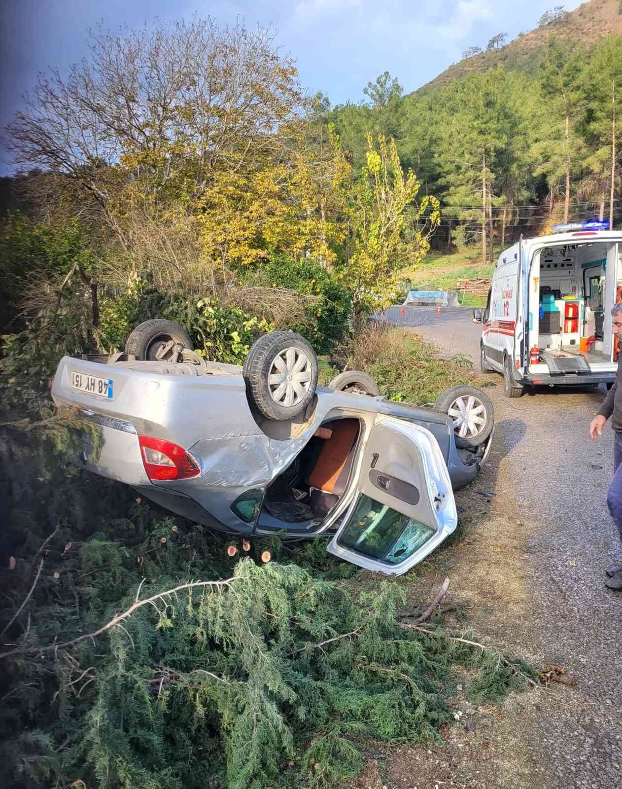Ortaca’da kaza: 2 yaralı