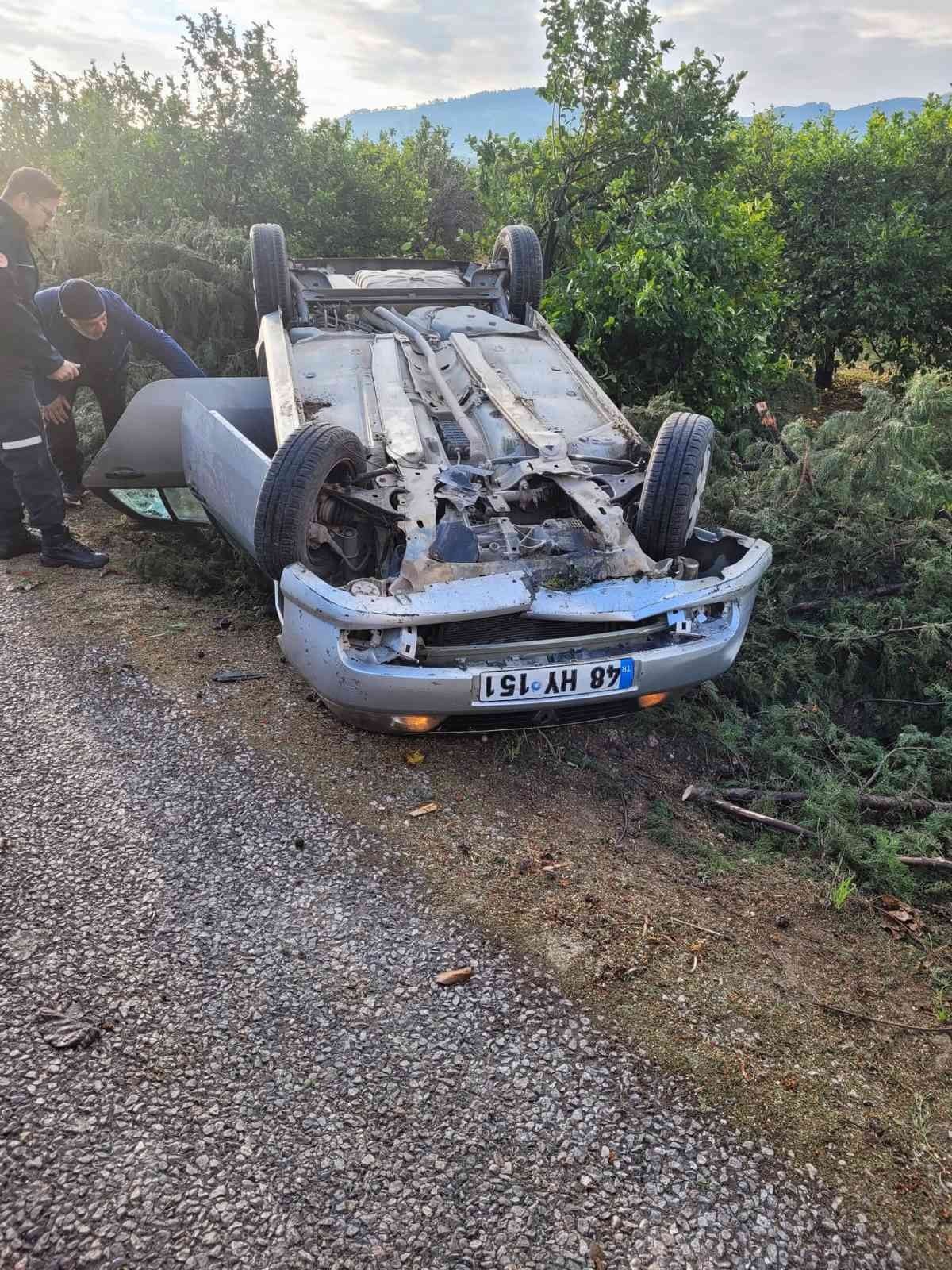 Ortaca’da kaza: 2 yaralı