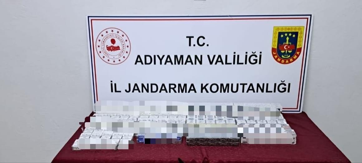 Jandarma denetimlerinde kaçak alkol ve sigaralar ele geçirildi