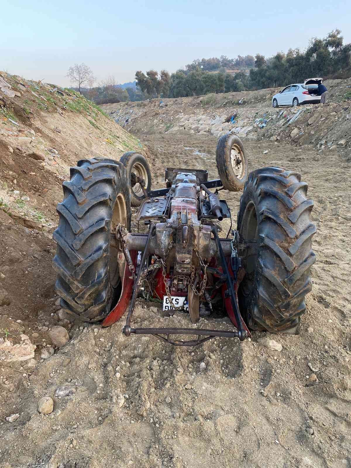 Aydın’da traktör kazası: 1 ölü