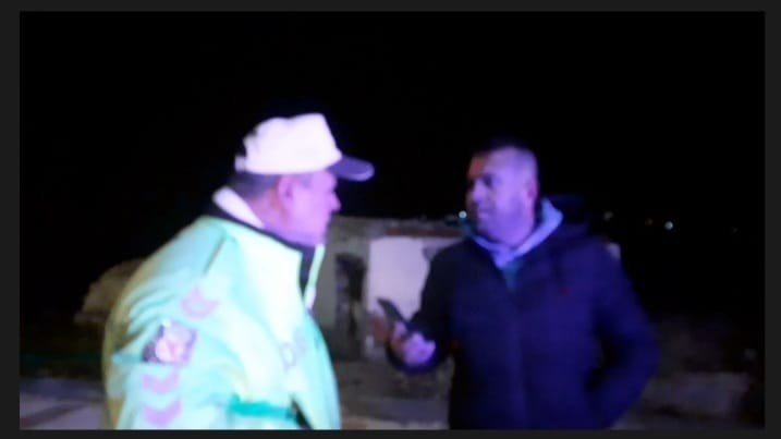 Alkollü sürücü bariyerlere çarptı