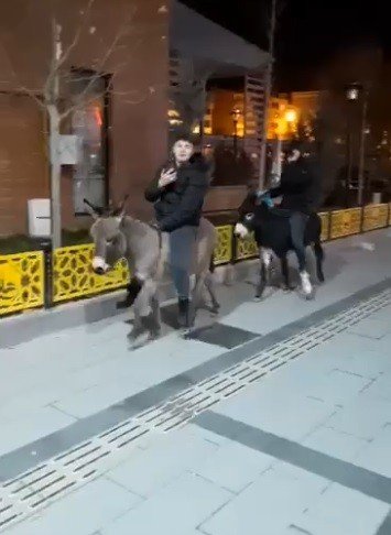 Yeni yılın en ilginç görüntüsü Bayburt’tan