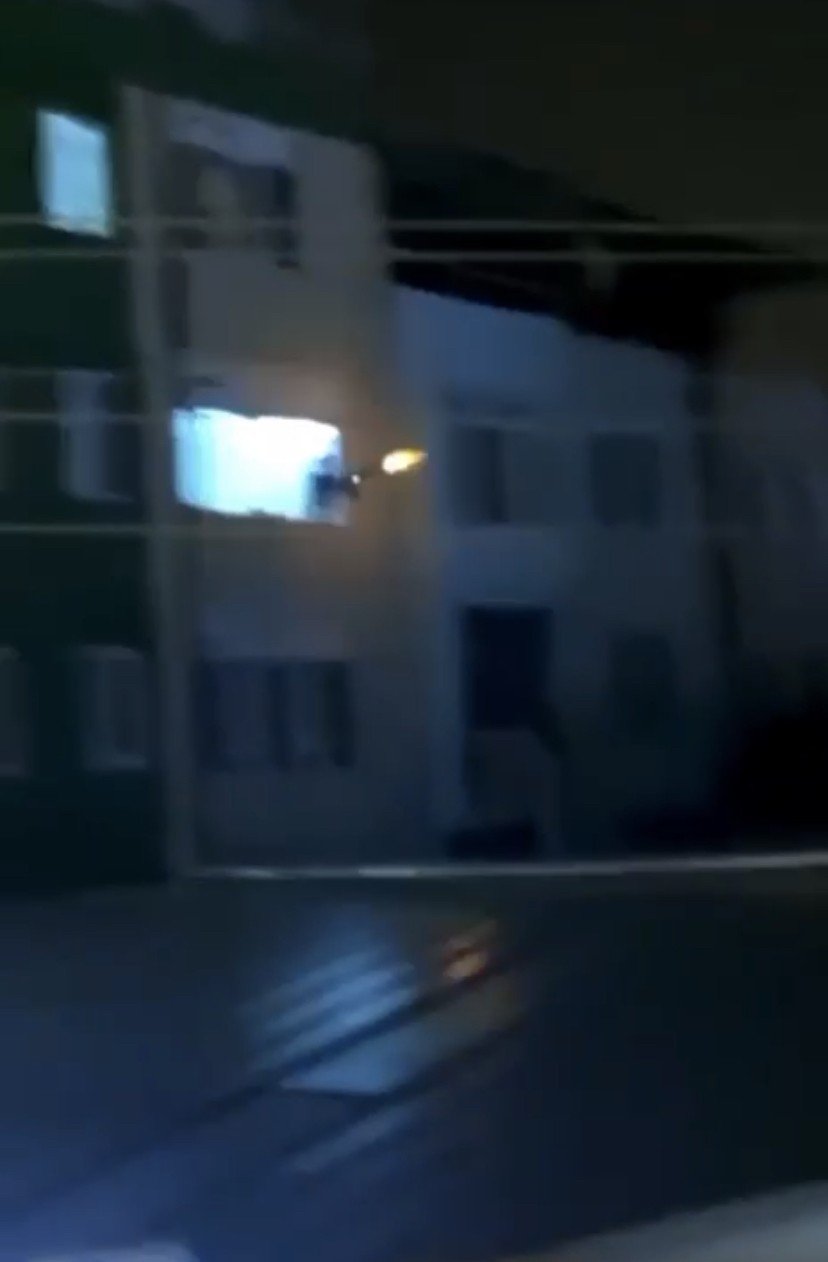 Bursa’da uzun namlulu maganda kamerada