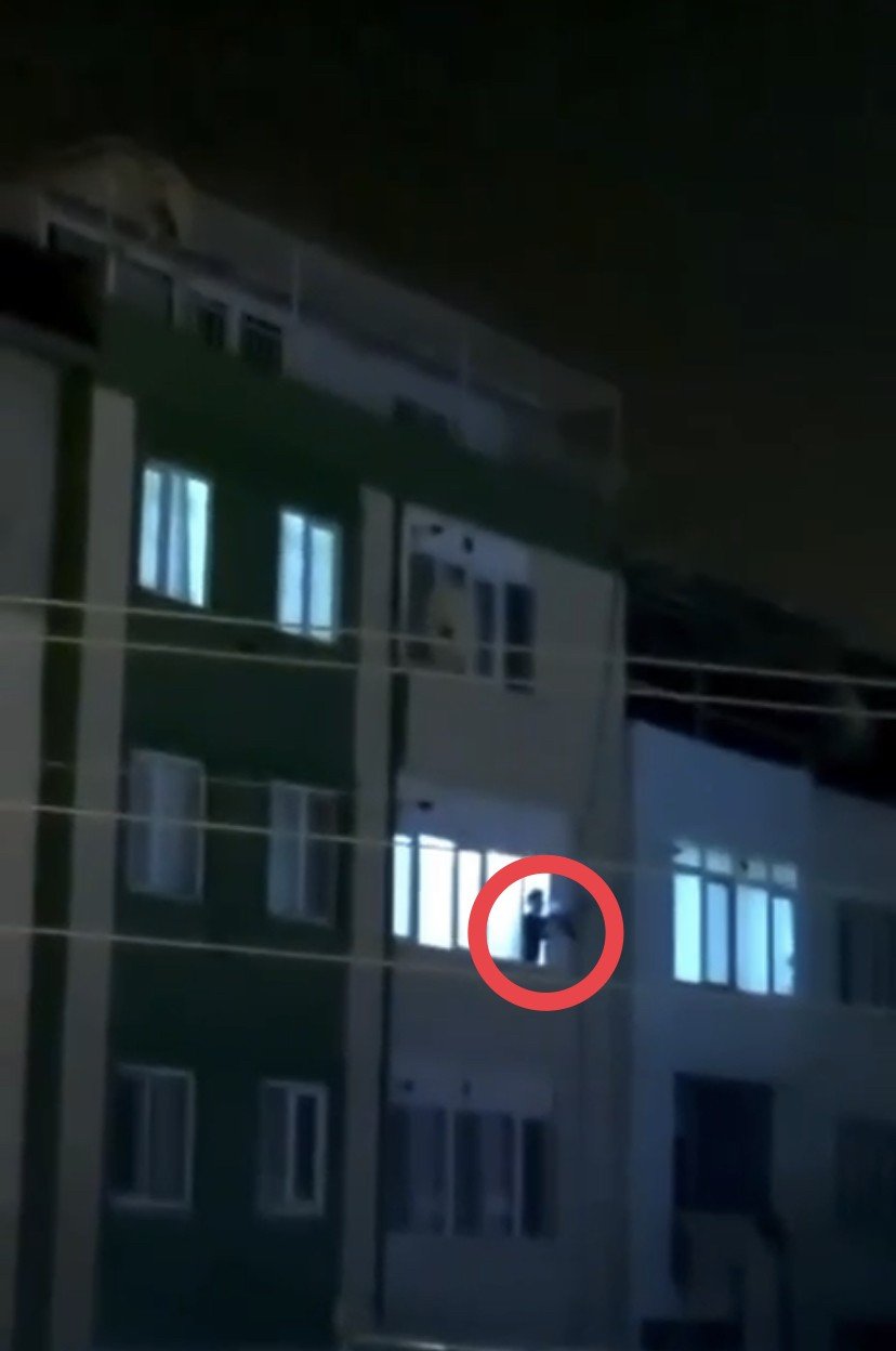 Bursa’da uzun namlulu maganda kamerada