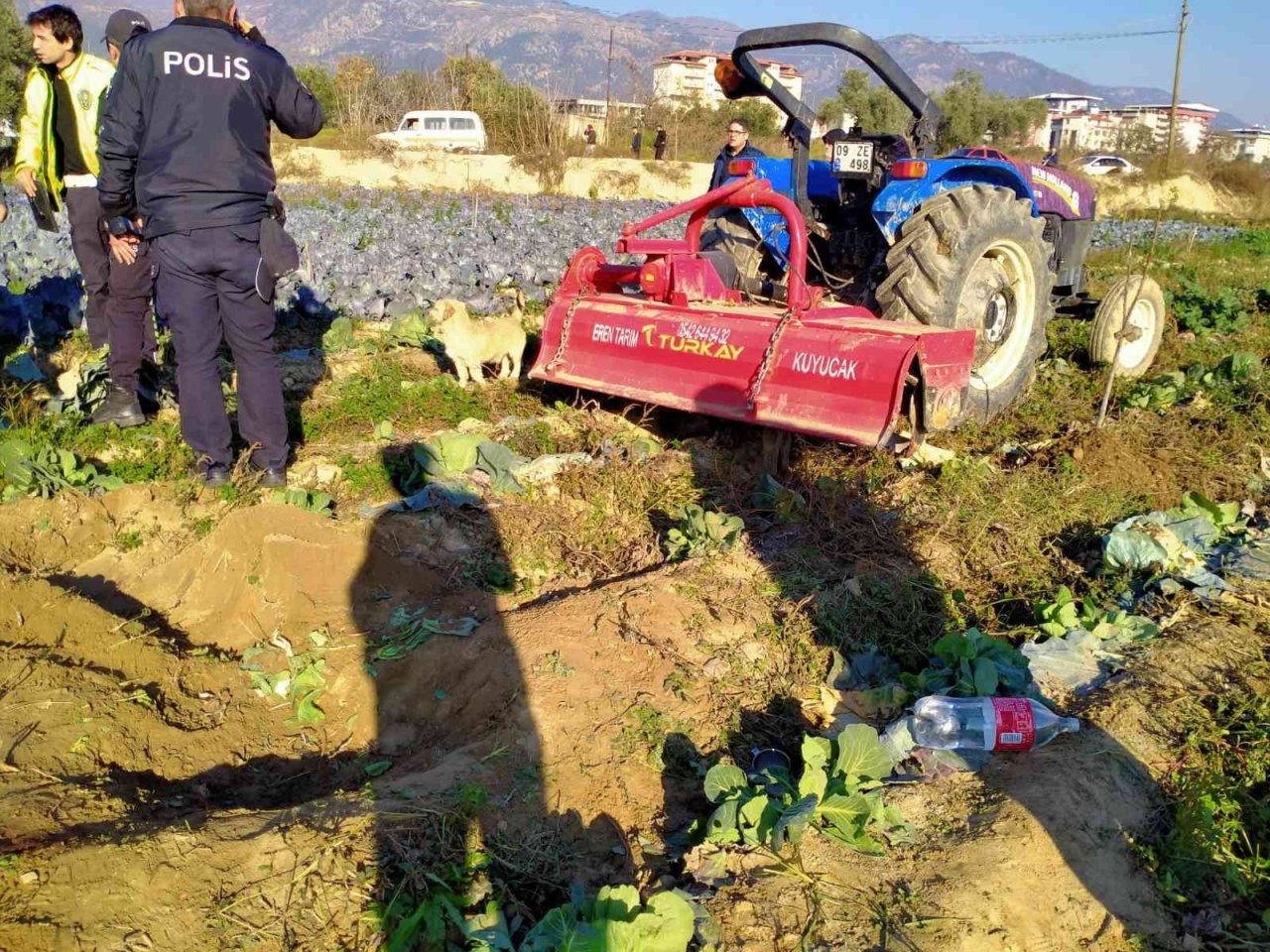 Çapa makinesine ayağını kaptıran şahıs ağır şekilde yaralandı