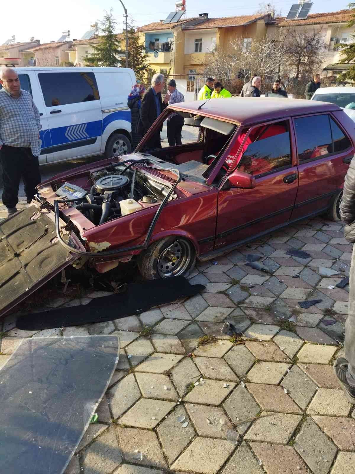 Elazığ’da trafik kazası:2 yaralı