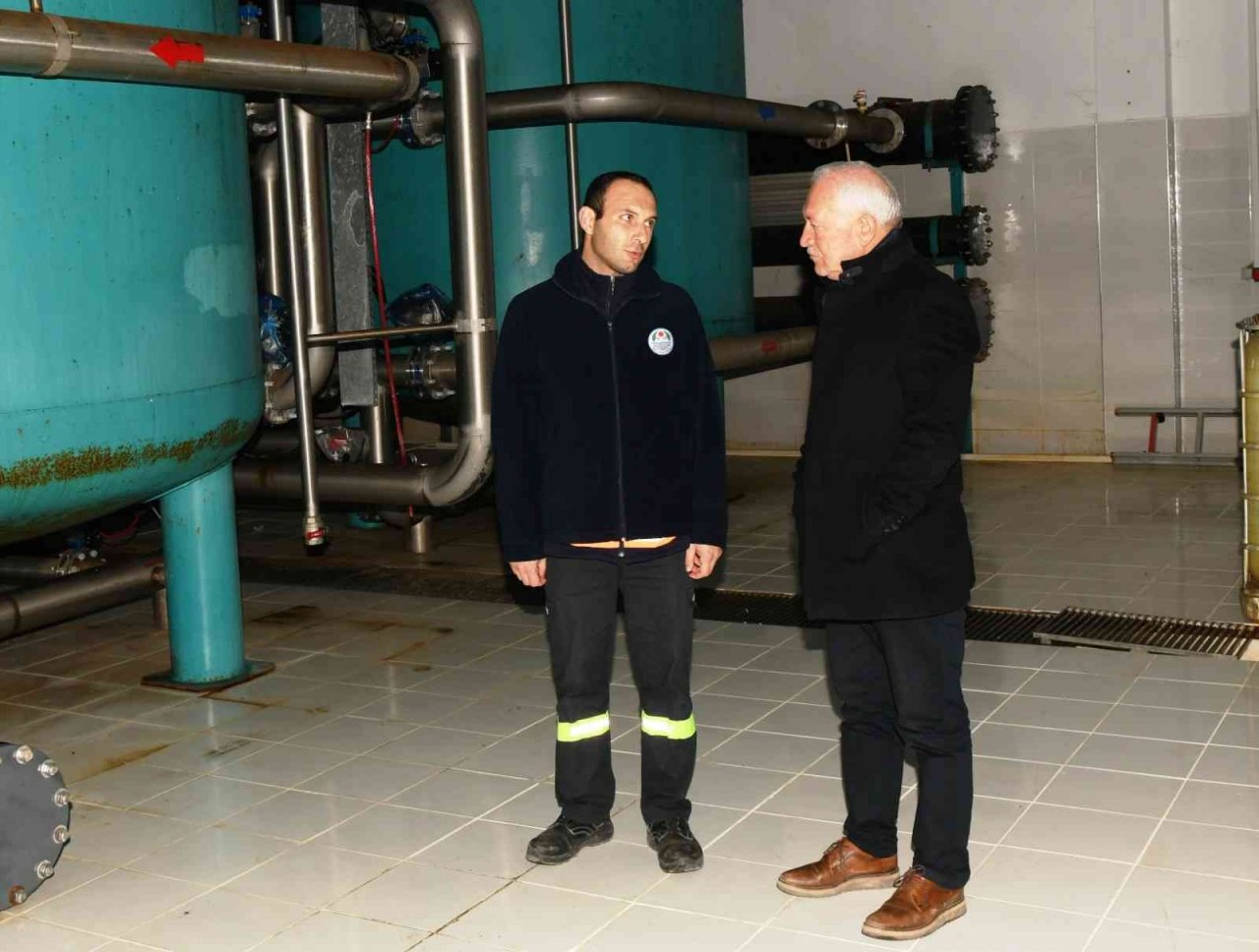 Başkan Yılmaz, yeni yıl gecesinde kurum ziyaretleri yaptı