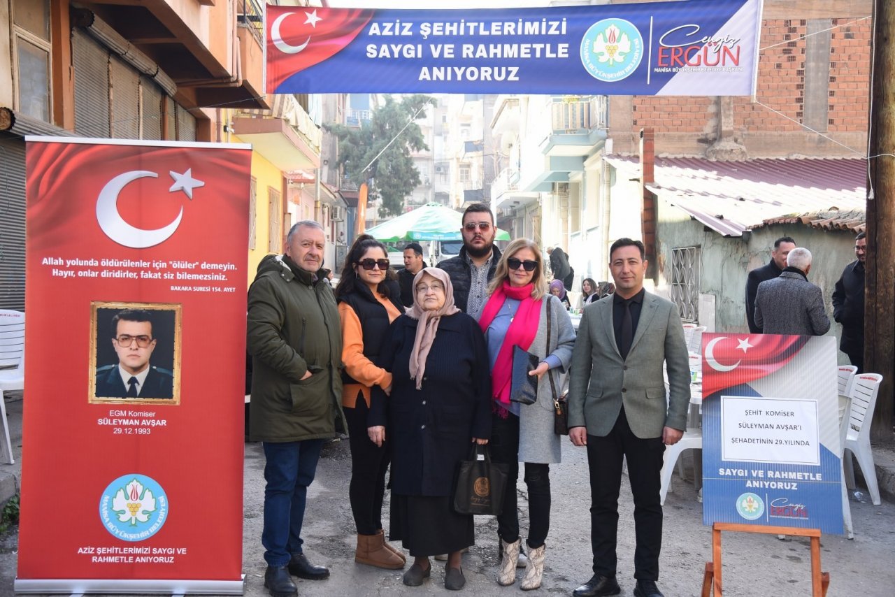 Alaşehirli Şehit Komiser Süleyman Avşar anıldı