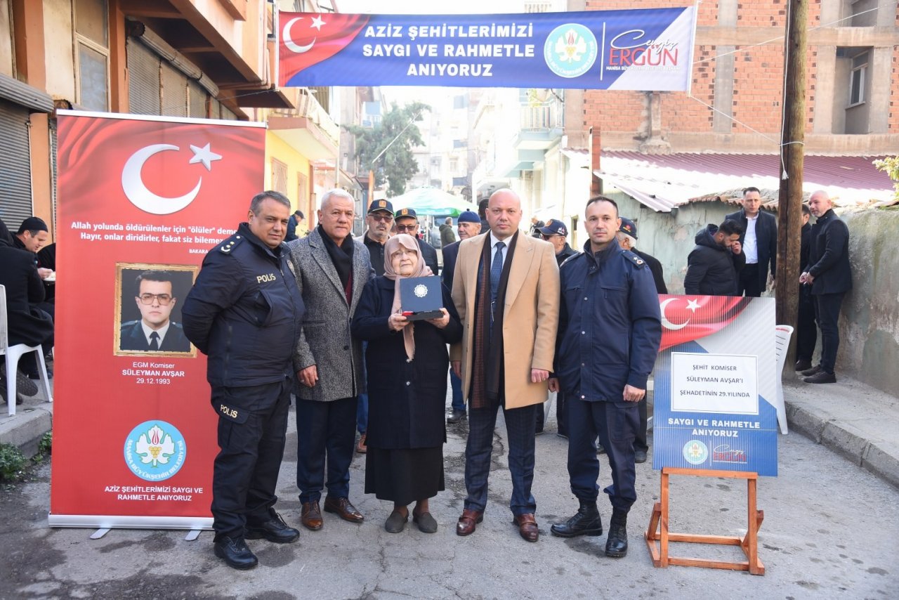 Alaşehirli Şehit Komiser Süleyman Avşar anıldı