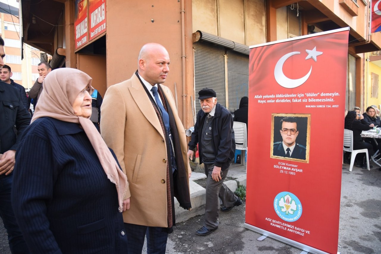 Alaşehirli Şehit Komiser Süleyman Avşar anıldı