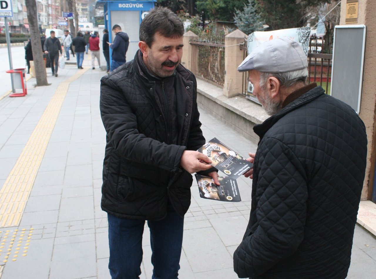"Kudüs’ün İslam’ın olduğunu tüm dünyaya haykırıyoruz”