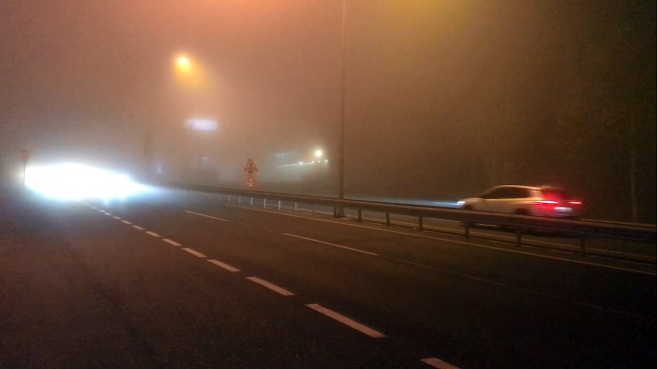 Tekirdağ’da yoğun sis