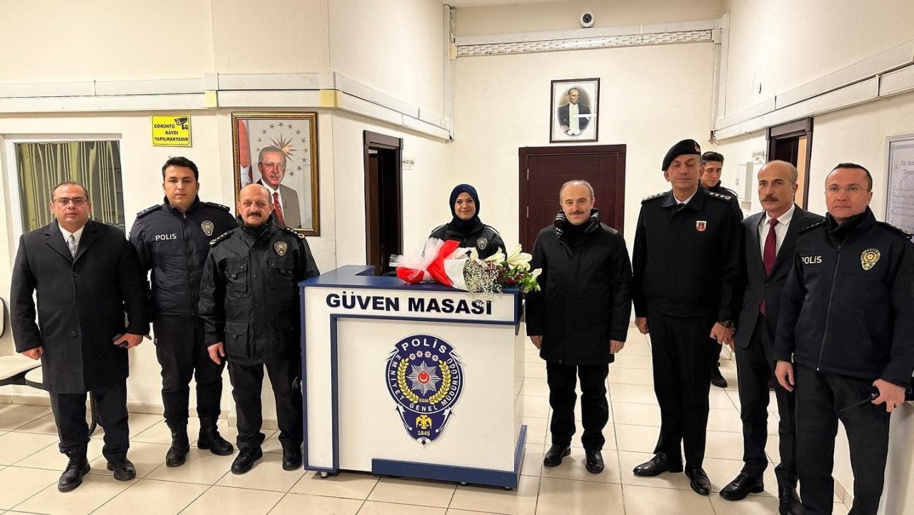 Vali Epcim yeni yıl akşamı görev yapan personelleri ziyaret etti