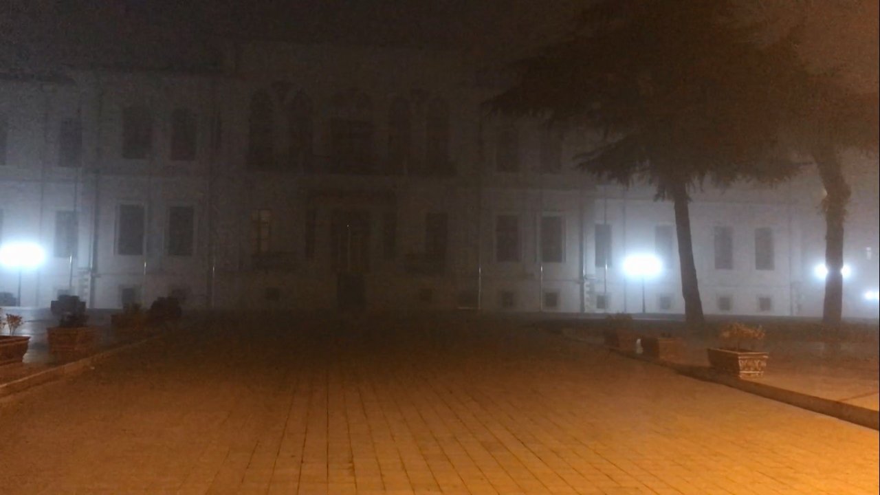 Tekirdağ’da yoğun sis