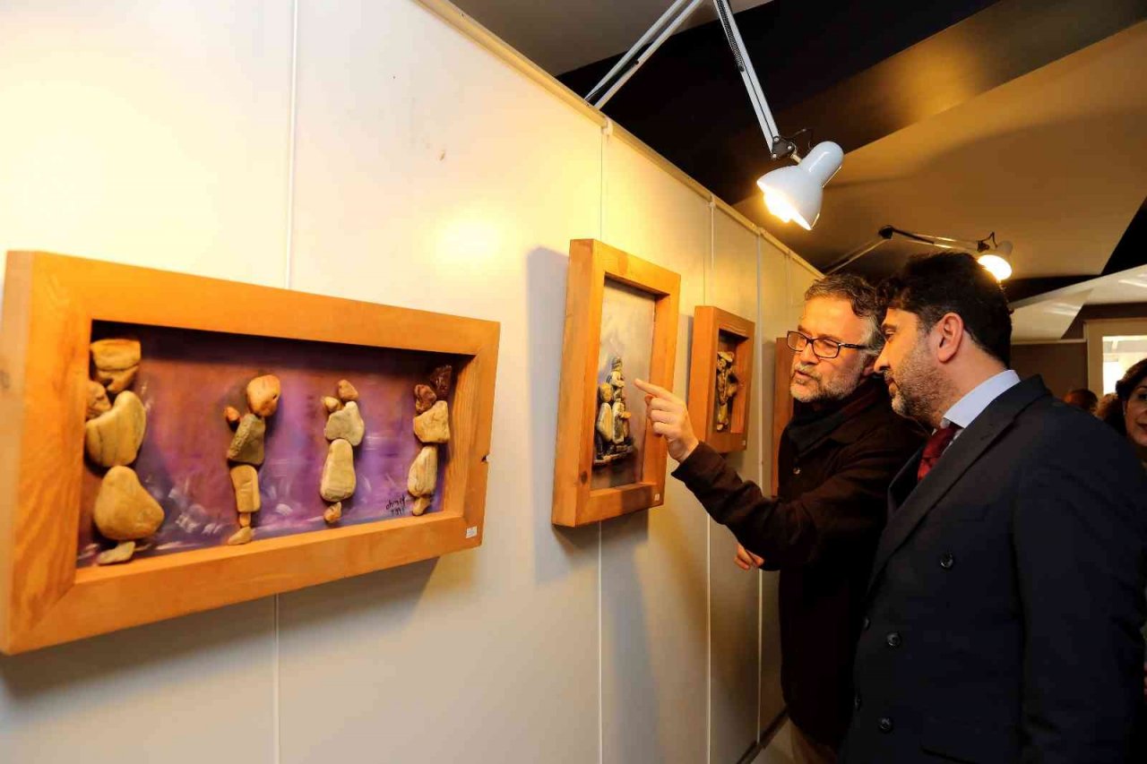 ADÜ’de ‘Taşların Dili’ sergisi, sanatseverlerle buluştu