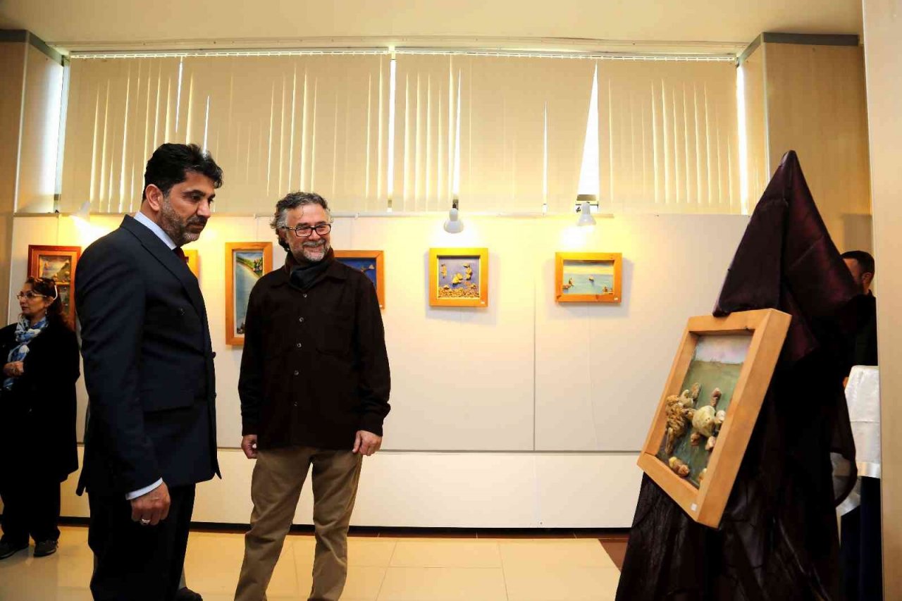 ADÜ’de ‘Taşların Dili’ sergisi, sanatseverlerle buluştu