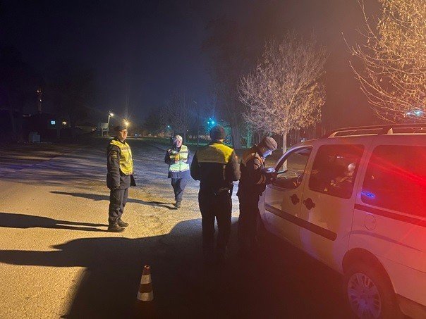 Jandarma ekiplerinden yılbaşı denetimi