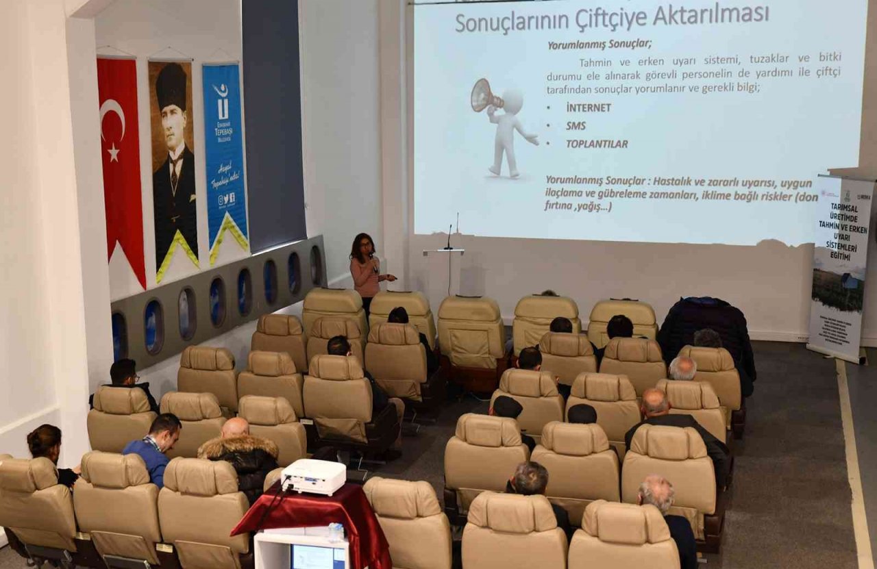 Tarımsal Üretimde Tahmin ve Erken Uyarı Sistemleri üreticilere tanıtıldı