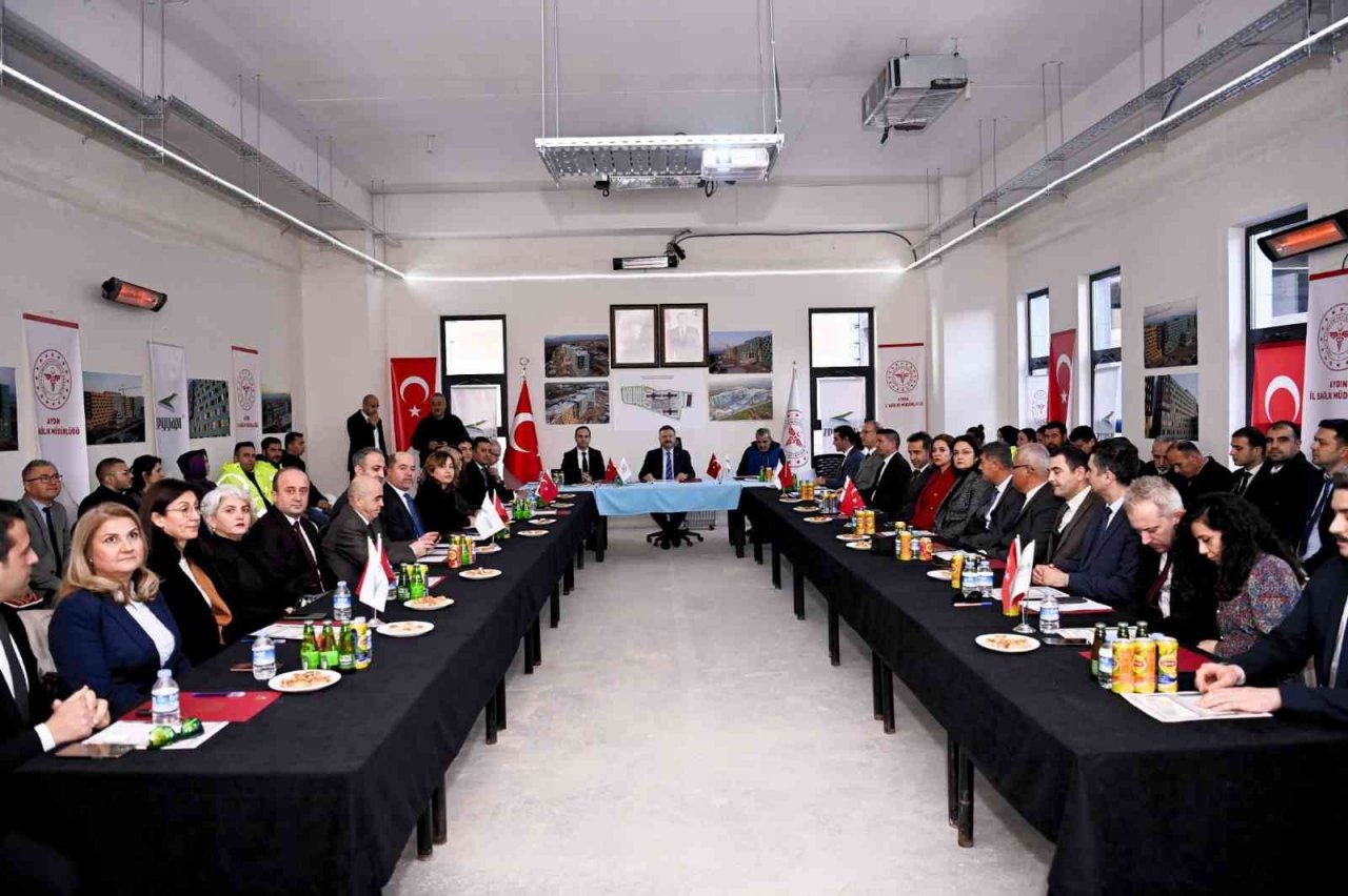 Aydın Şehir Hastanesi’nde ilk resmi toplantı yapıldı