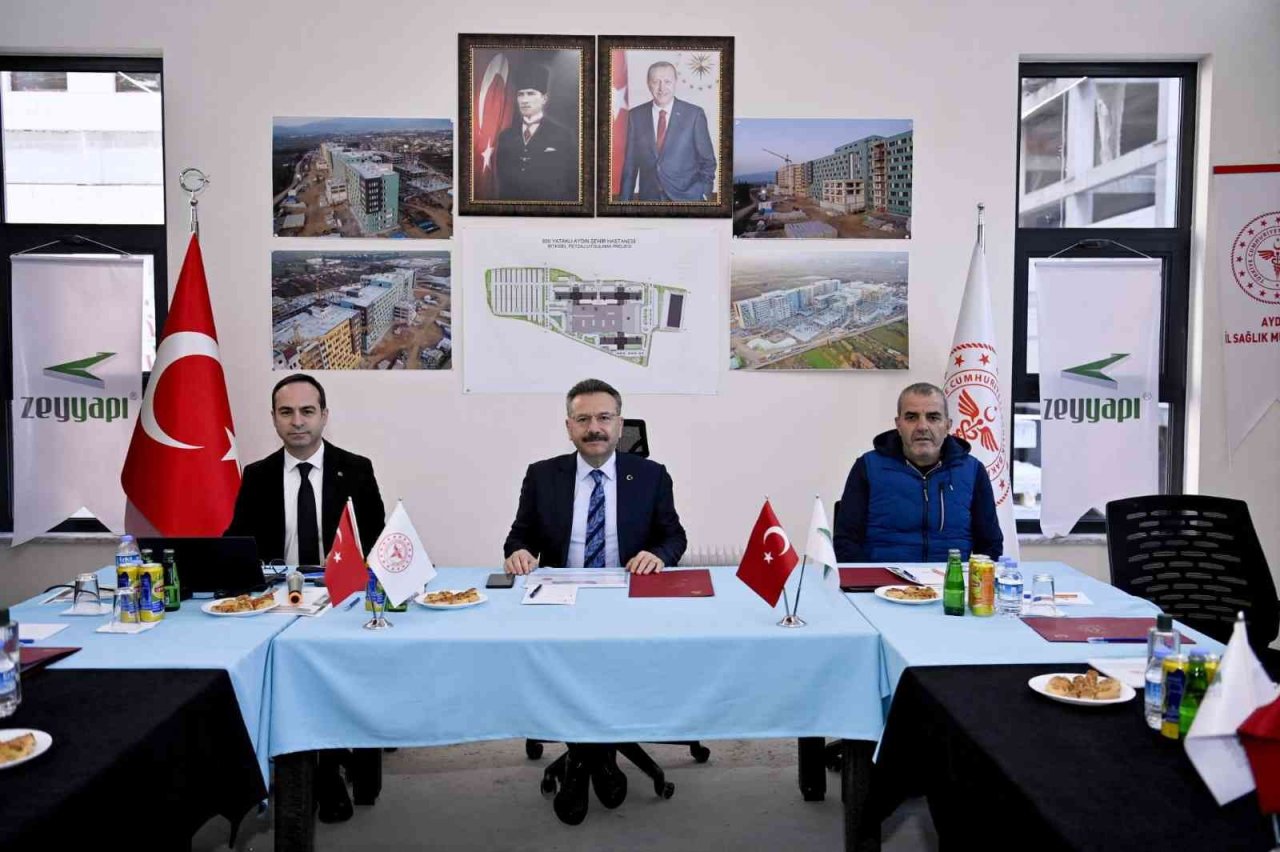 Aydın Şehir Hastanesi’nde ilk resmi toplantı yapıldı