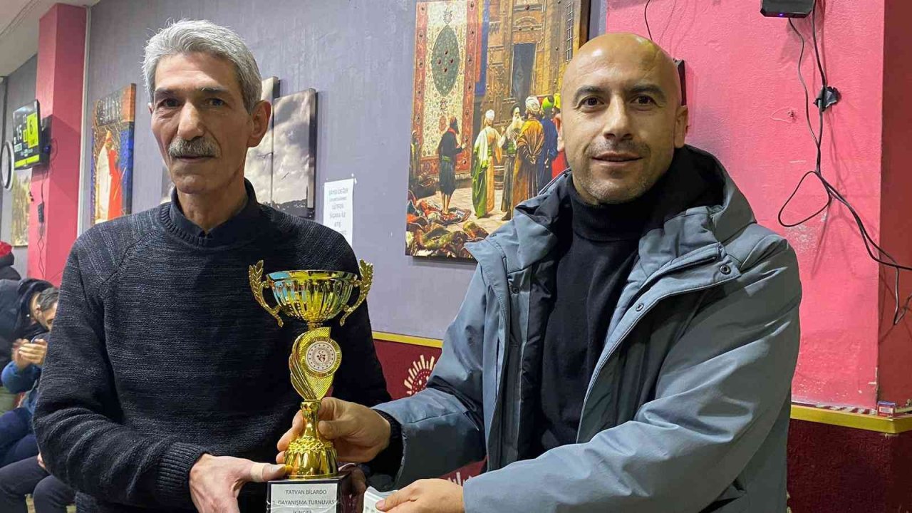 Tatvan’da öğrenciler yararına “Bilardo Turnuvası” düzenlendi