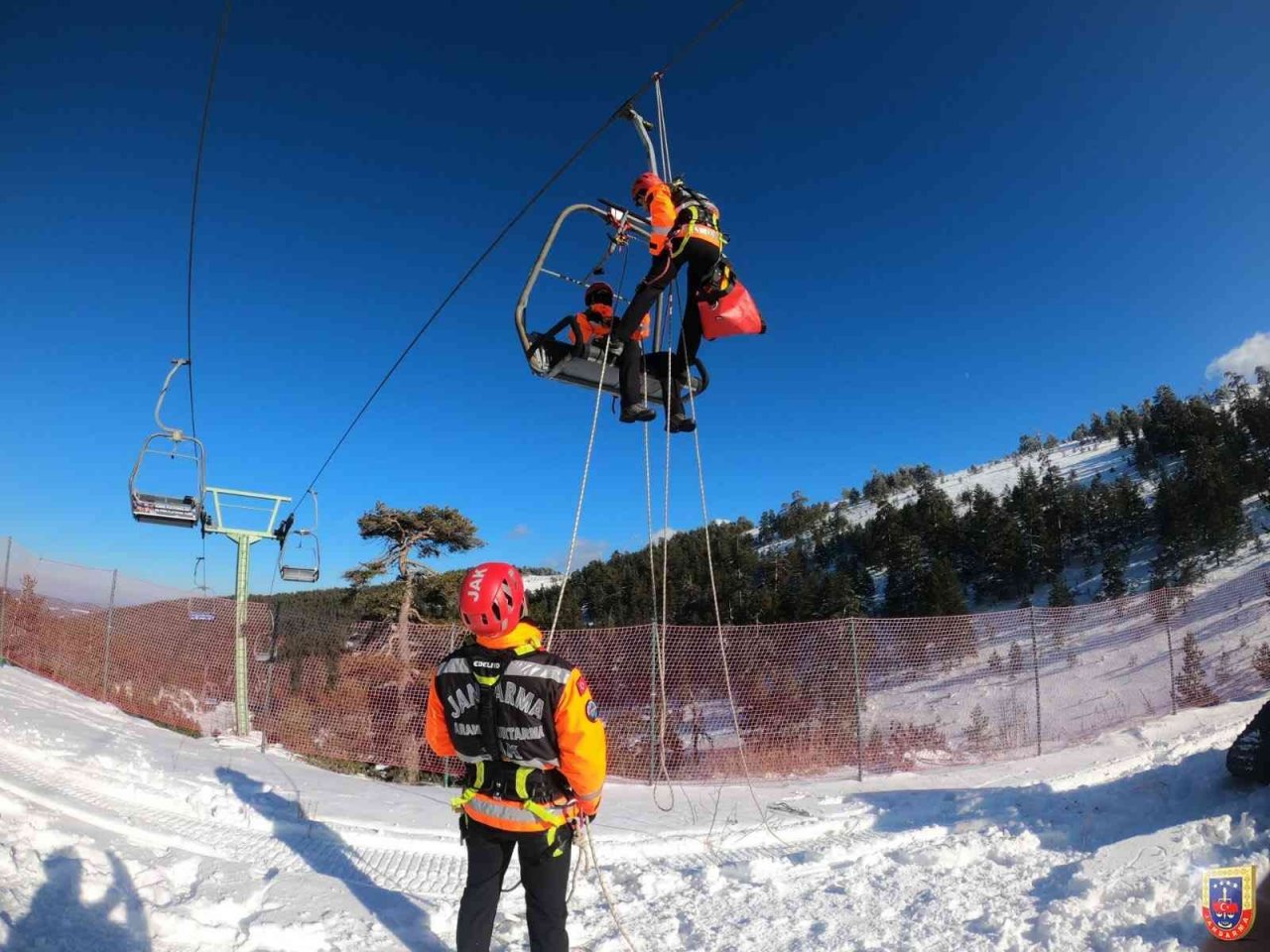 Kartalkaya’da kurtarma tatbikatı