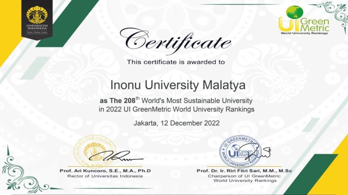 İnönü Üniversitesi Yeşil Kampüste 102 basamak yükseldi