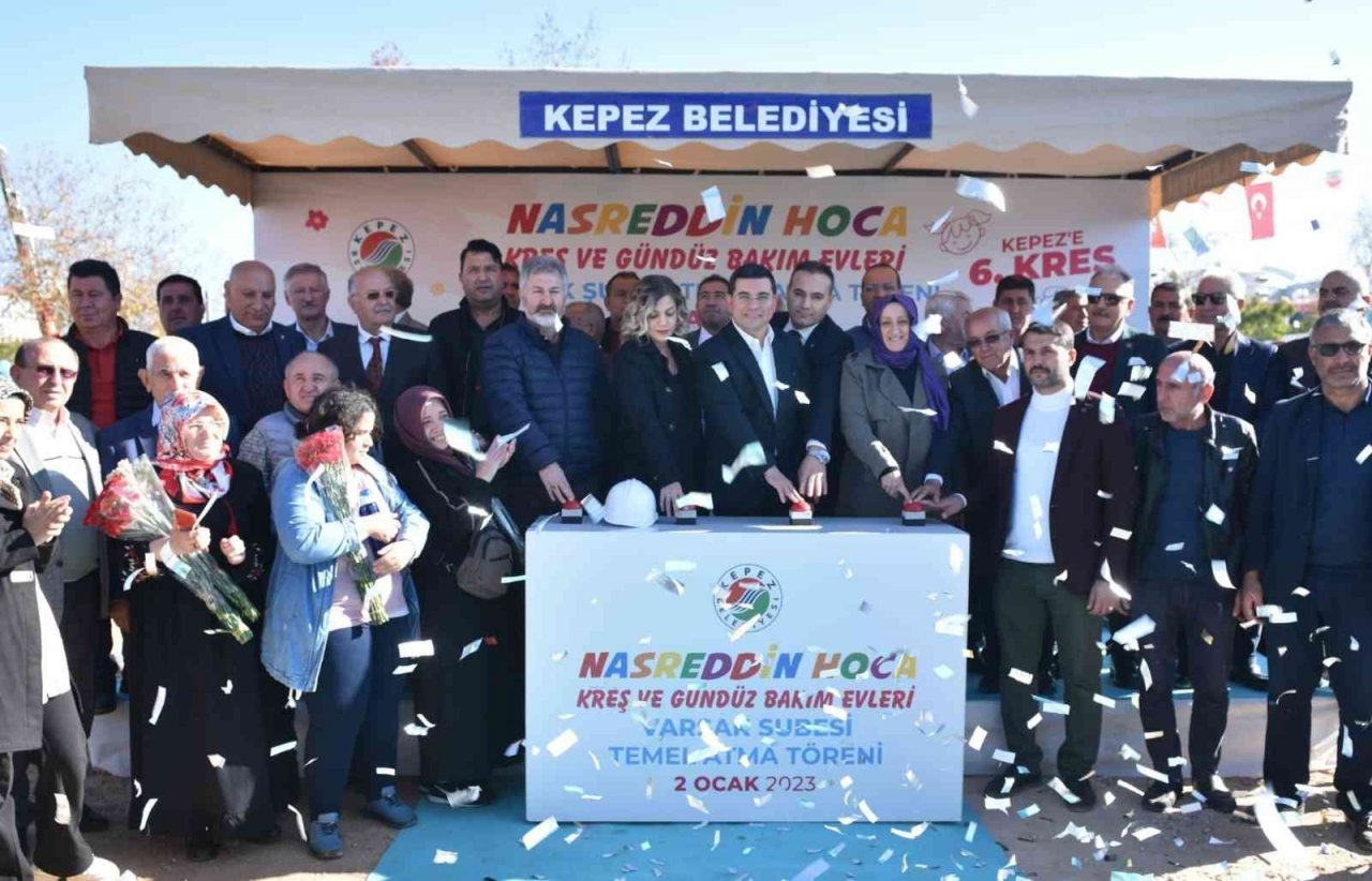 Kepez’e 6’ncı kreşin temeli atıldı