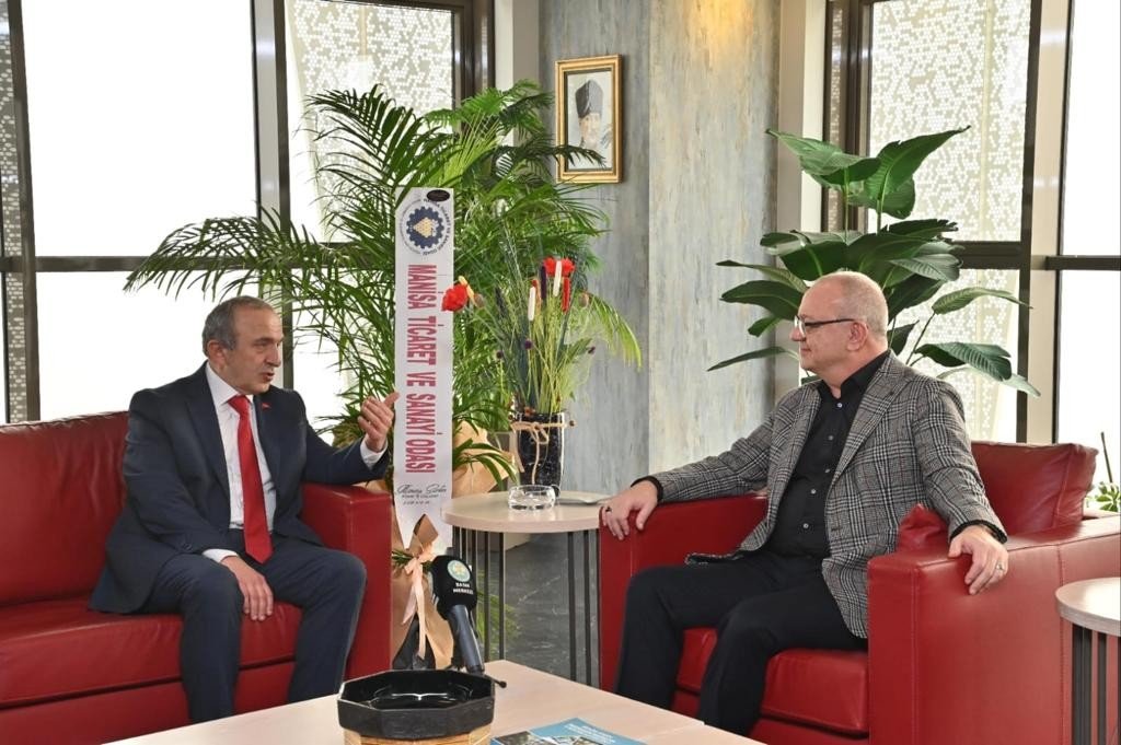 Başkan Ergün’den Manisa TSO Başkanı Yılmaz’a tebrik