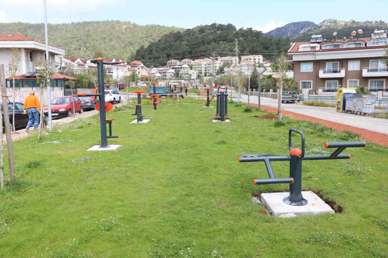 Marmaris’te yeşil alan miktarı 609 bin metrekareye çıktı