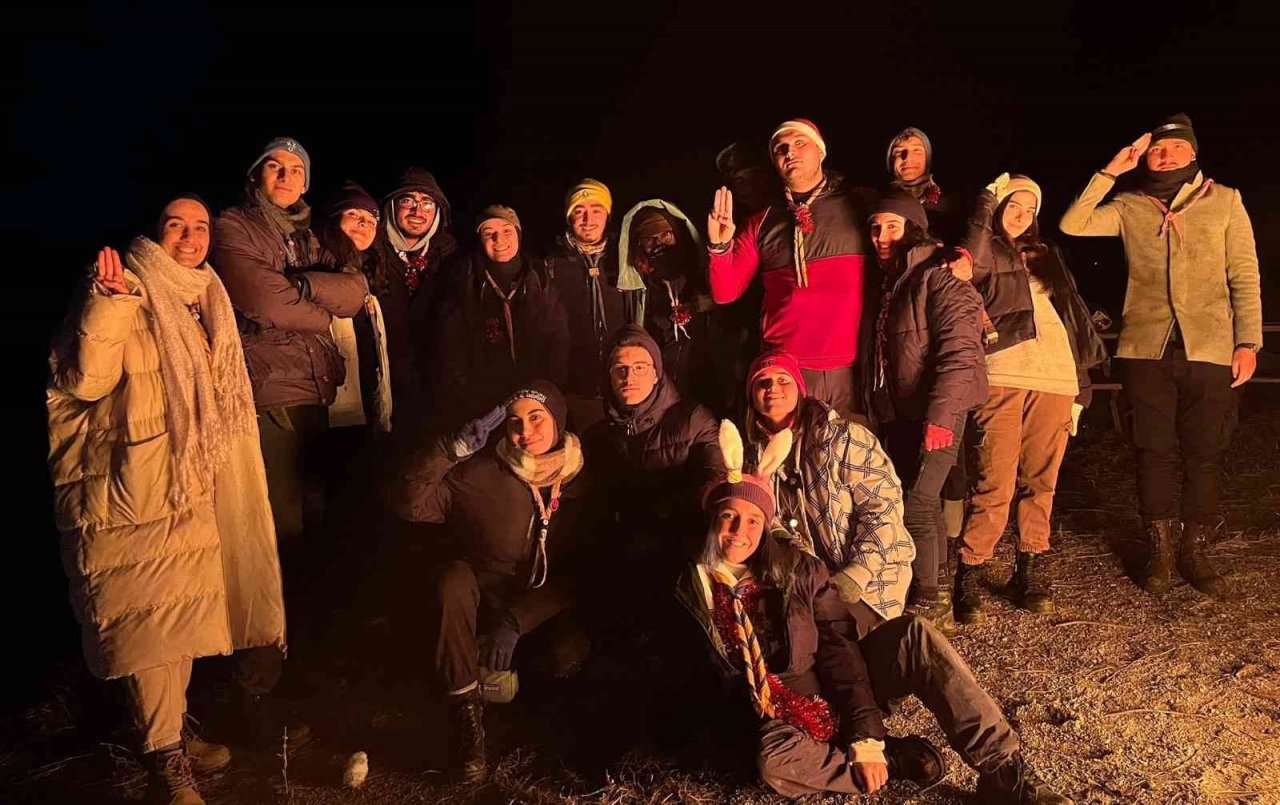 NEVÜ İzci Kulübü “Kış Eğitim Kampı” düzenledi