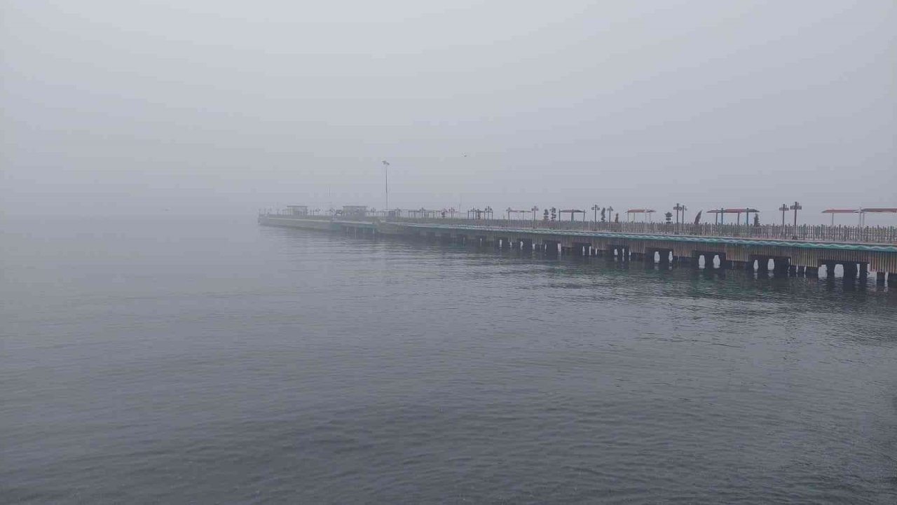 Göz gözü görmüyor: Sis şehri kapladı