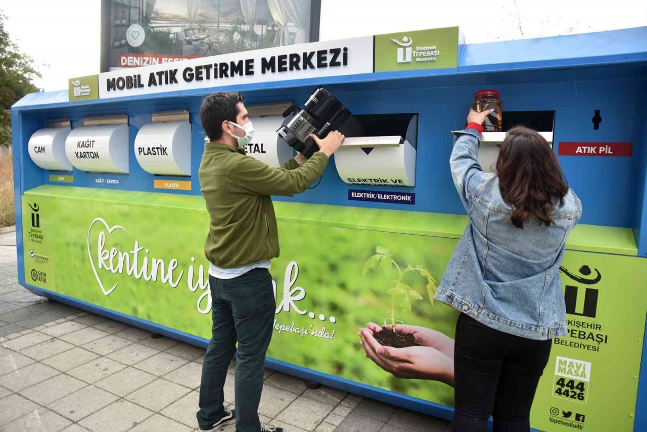 Tepebaşı’nda 2022’de tonlarca atık kazanca dönüştürüldü