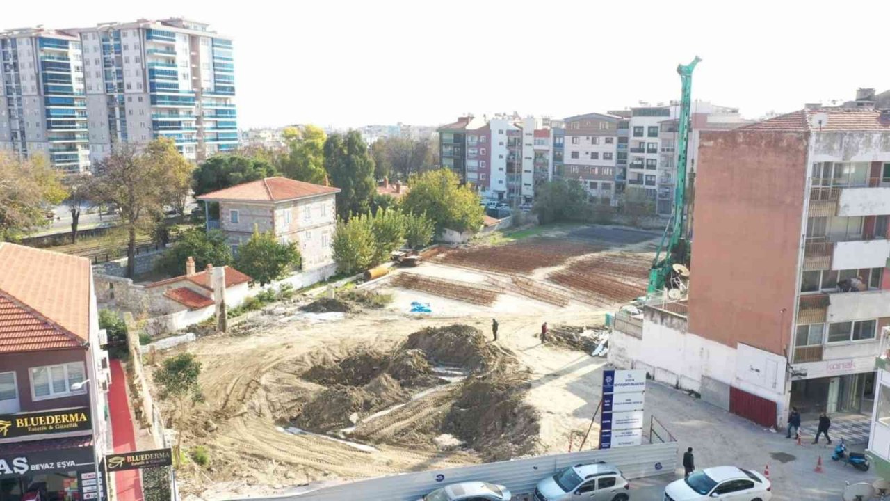 Söke Otoparkı’nın yapımı tüm hızıyla devam ediyor