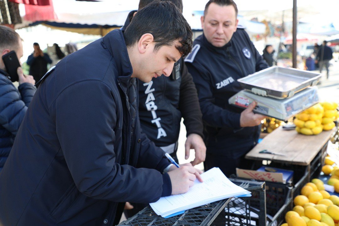 Pazarcılara terazi denetimi