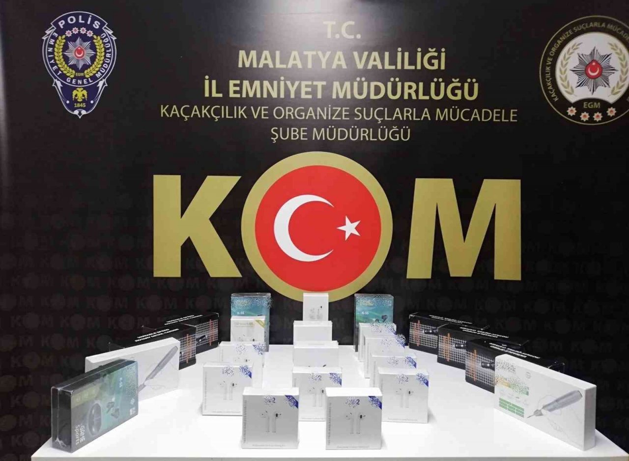 Malatya polisinden kaçakçılık operasyonları