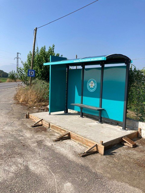 Saruhanlı’nın mahallelerinde durak çalışmaları tamamlandı