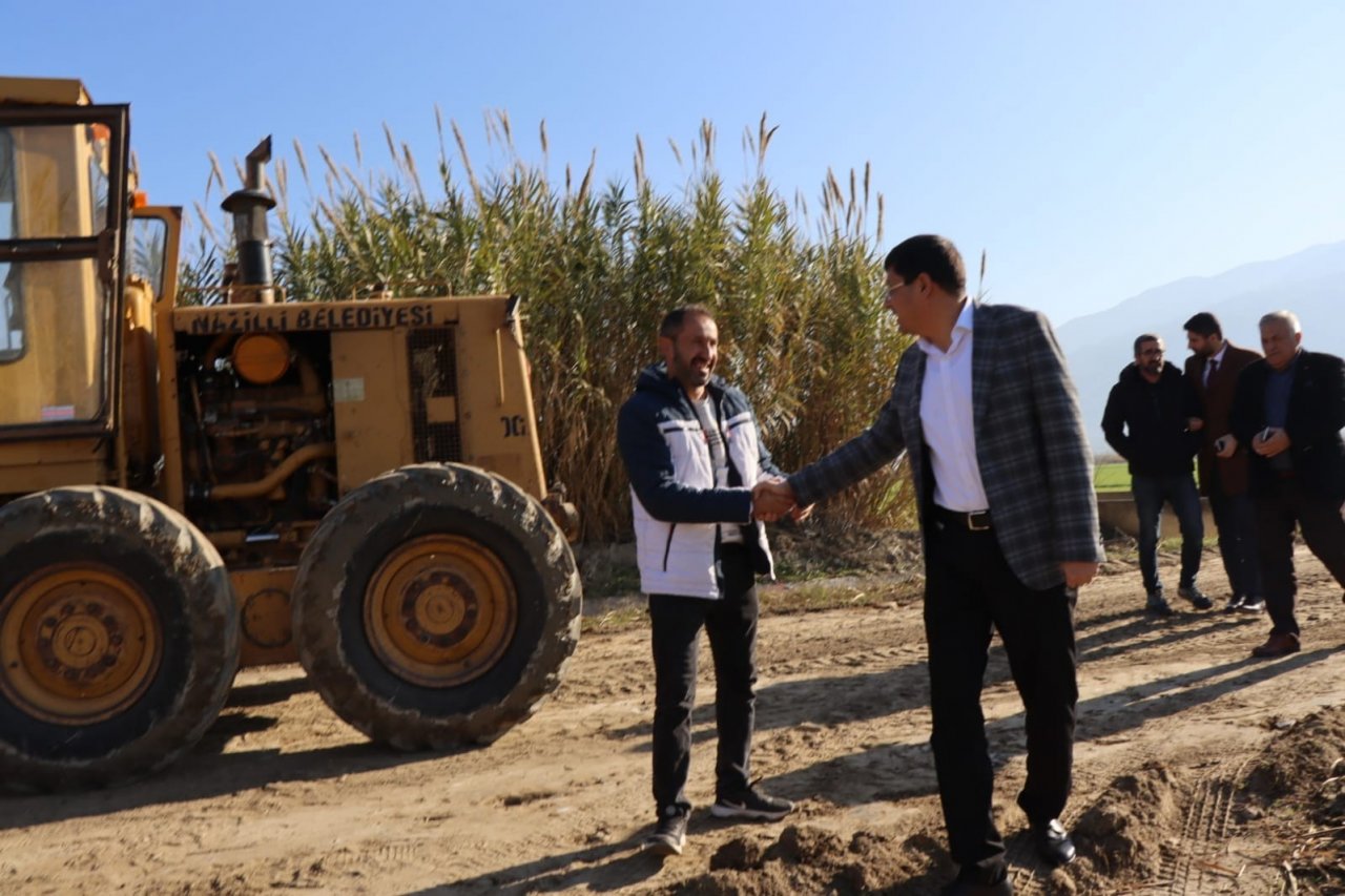 Nazilli Belediyesi ova yollarında nefes aldıracak