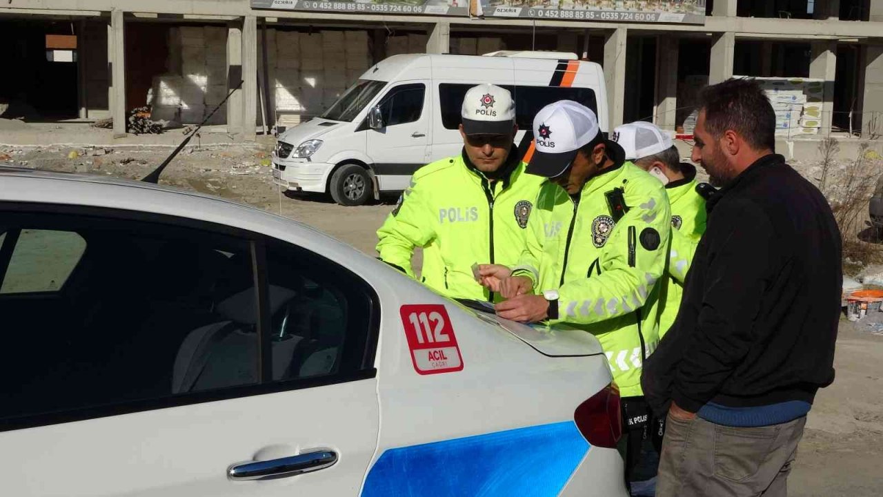 Ordu’da ticari araçlara kış lastiği denetimi