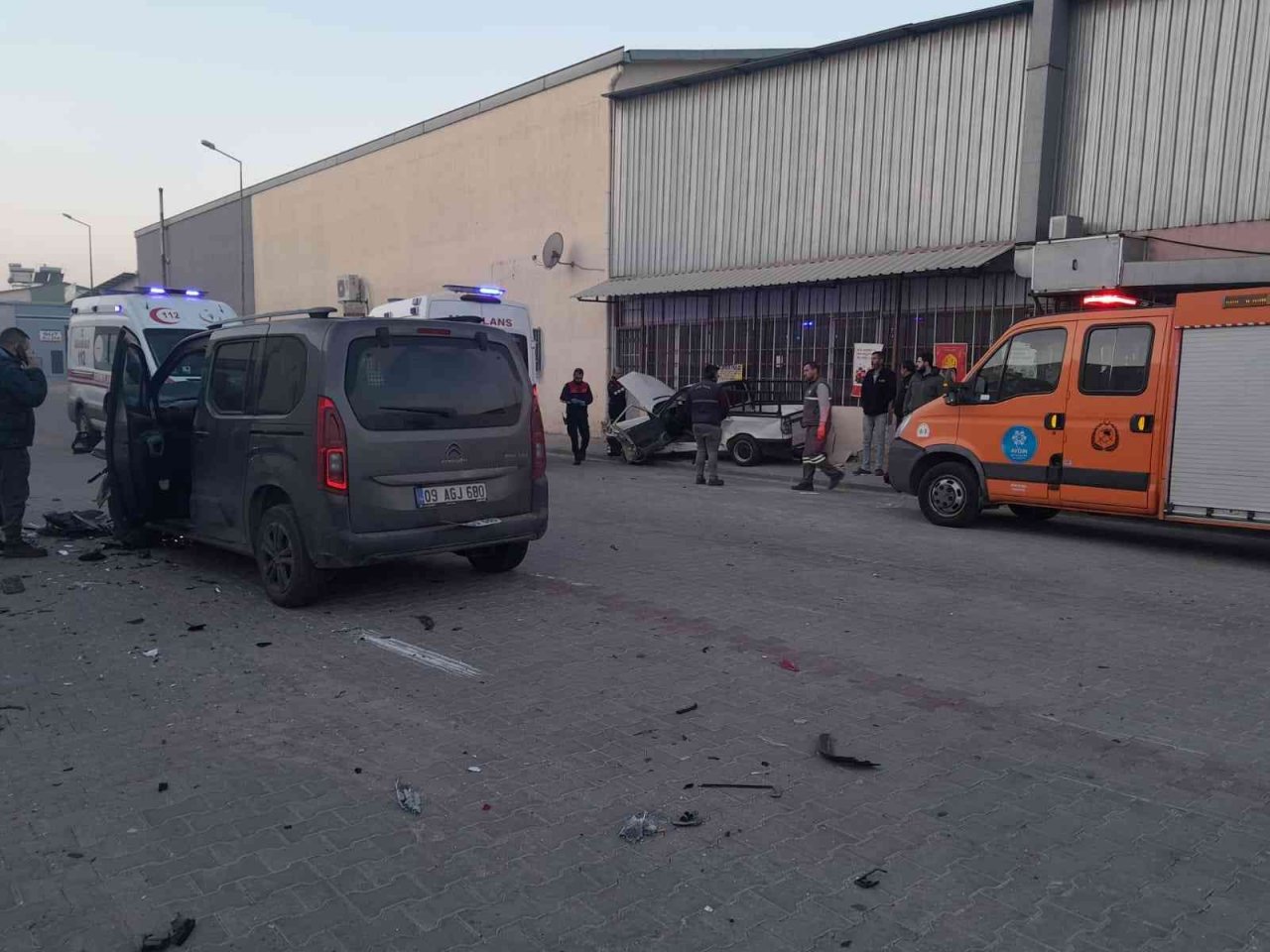 Aydın’da trafik kazası: 2 yaralı